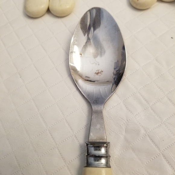 Bakelite Art Deco Large Spoon Butterscotch Stainless Taiwan Lot Of 15 See Photos - Picture 6 of 6